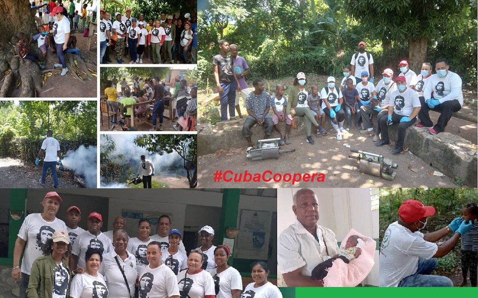 La población agradece la presencia de nuestros médicos y enfermeras 