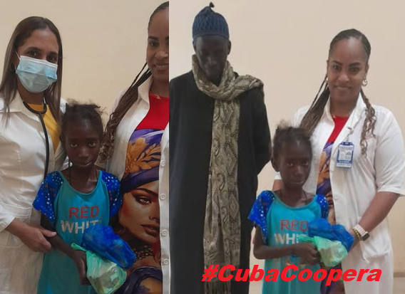 Familia gambiana agradece servicio de doctoras cubanas