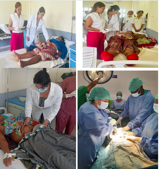 Joven doctora guantanamera en Timor Leste