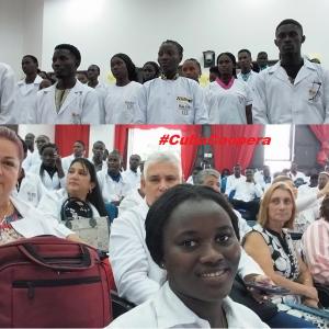 Inicio del curso escolar 2024-2025 en la Facultad de Medicina Raúl Díaz Arguelles García en Guinea Bissauea Bissau