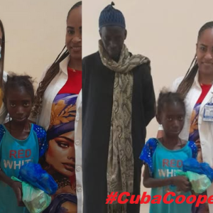 Familia gambiana agradece servicio de doctoras cubanas