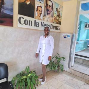 Enfermera camagueyana cubana internacionalista